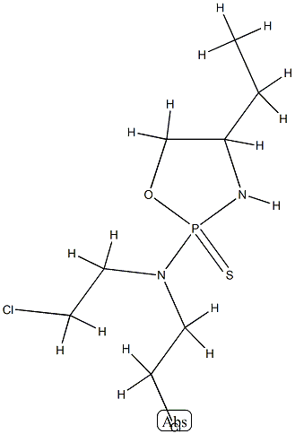 N,N-bis(2-chloroethyl)-4-ethyl-2-sulfanylidene-1-oxa-3-aza-2$l^{5}-pho sphacyclopentan-2-amine CAS#: 78219-84-8